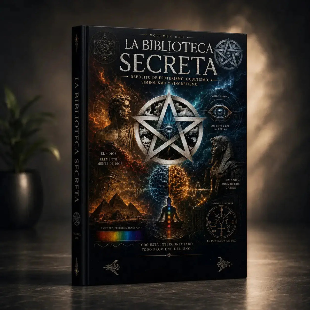 La Biblioteca Secreta | Libro Físico | Tapa Dura Hojas Láser